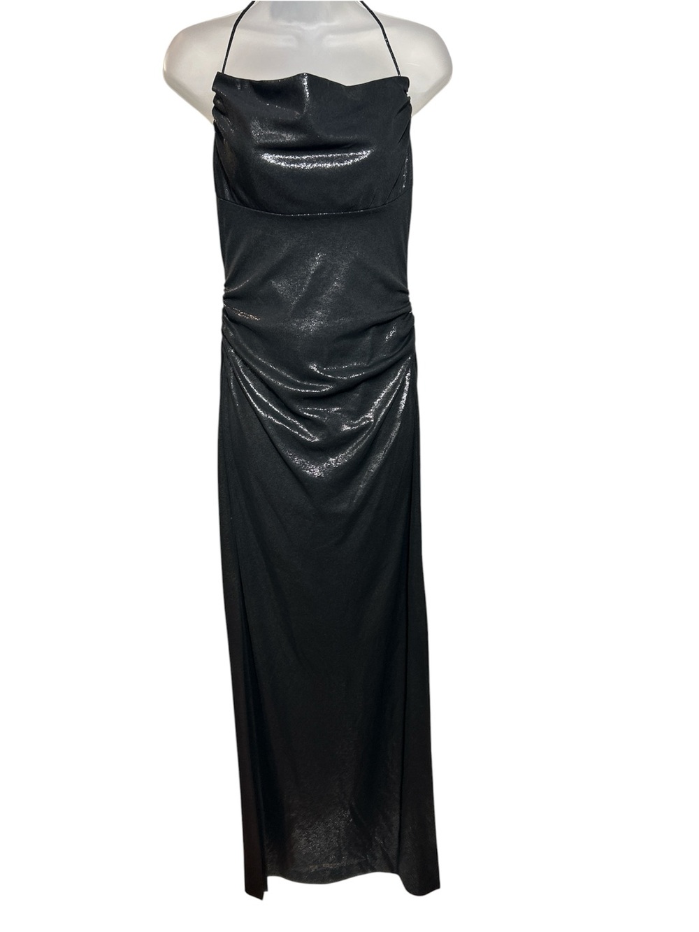 Nicole Miller Black Shimmer Gown